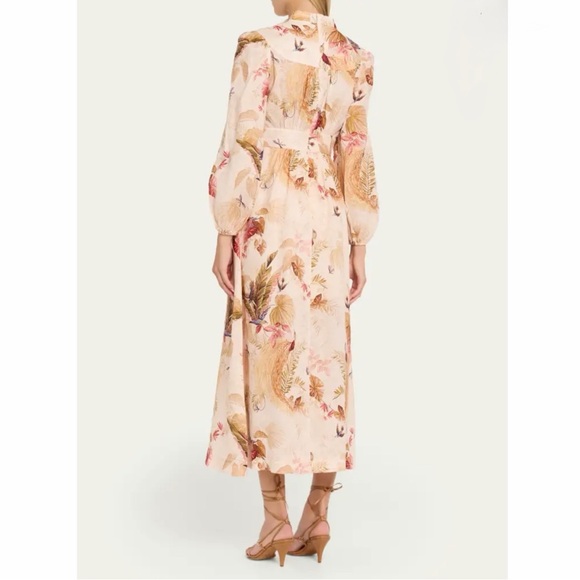 Zimmermann Ascension Plunge Maxi Dress Floral Print - Picture 3 of 9